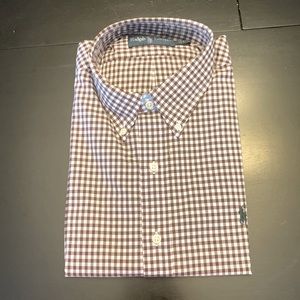 Ralph Lauren button down long sleeve shirt. NEW WITH TAGS. Size: Large